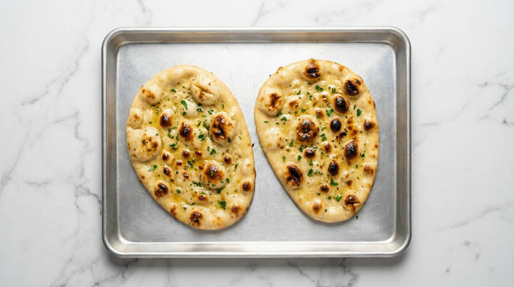 Make Garlic Naan