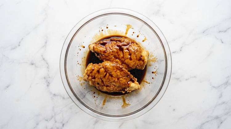 Toast Buns & Glaze Chicken