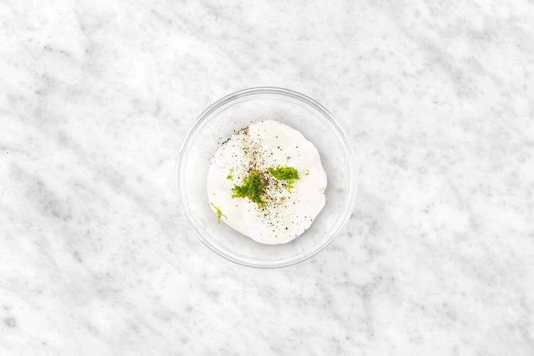 Make lime crema