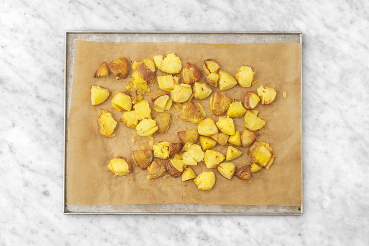 Roast the potatoes