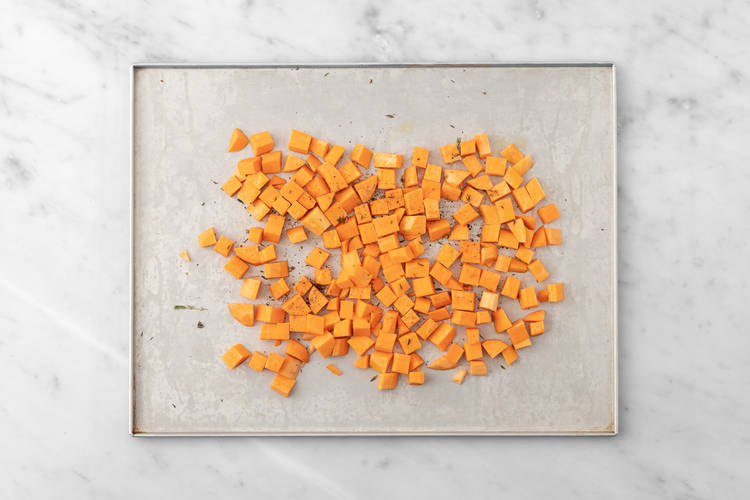 Roast the Sweet Potatoes