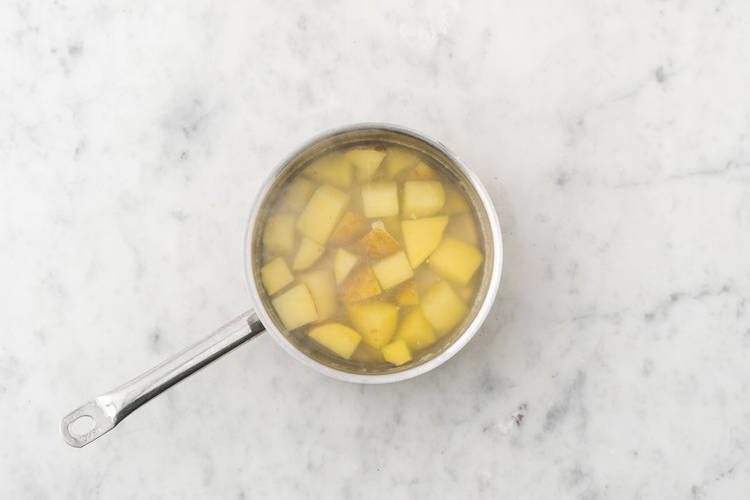 Parboil the Potatoes