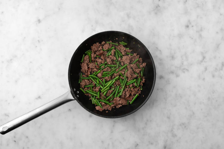 Fry the Beans and Beef