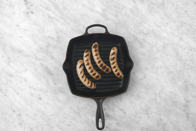 Grill the sausages