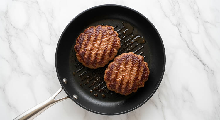 COOK PATTIES & TOAST BUNS