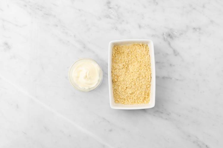 Prep the crumbing station