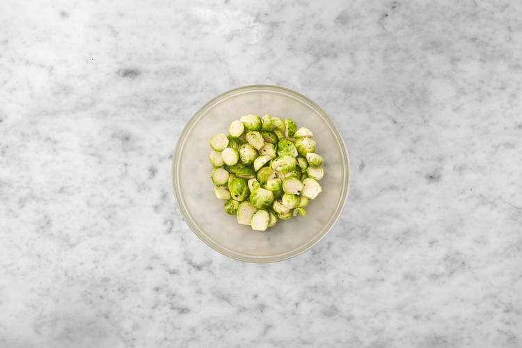 Förbered brysselkål