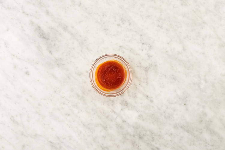 Make honey-chipotle sauce