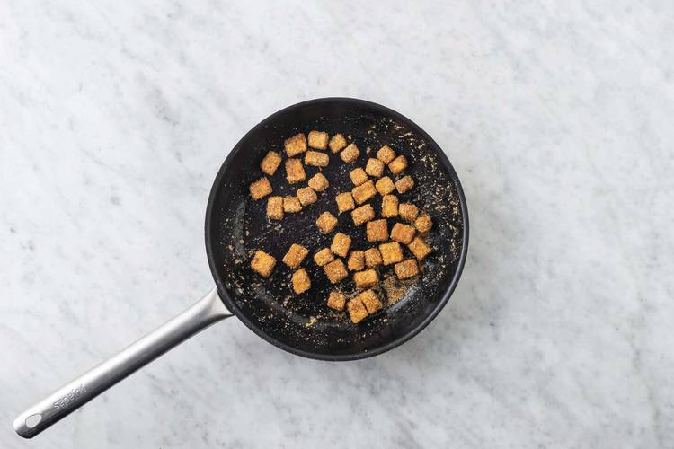 Cook the tofu