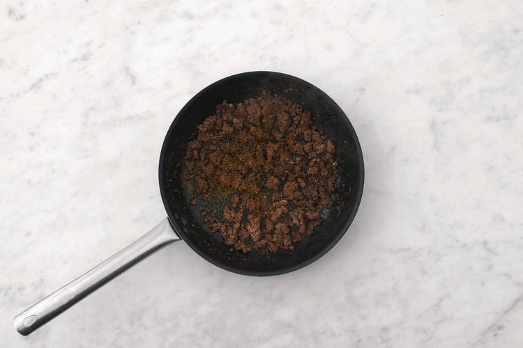 Cook the veggie mince