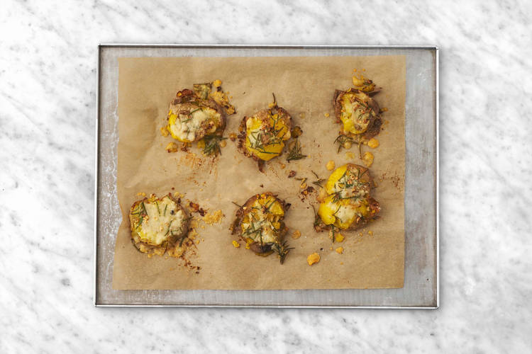 Smashed potatoes!
