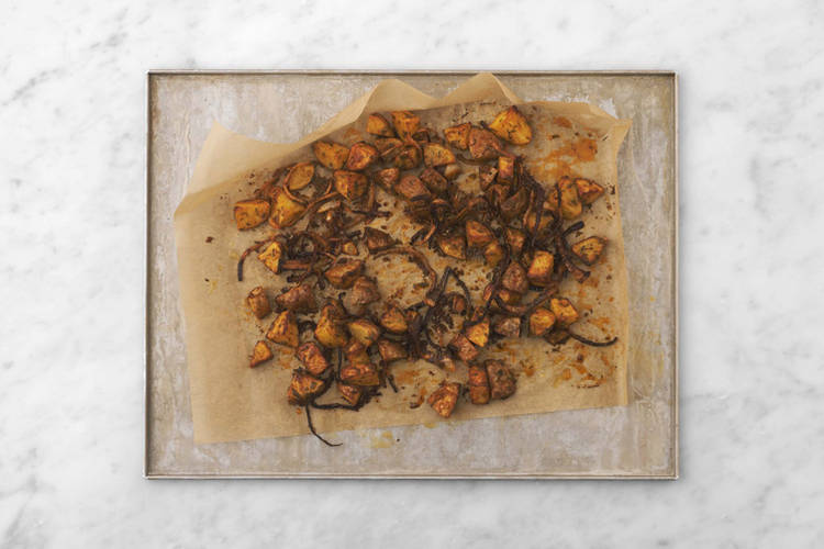 Hornea los vegetales