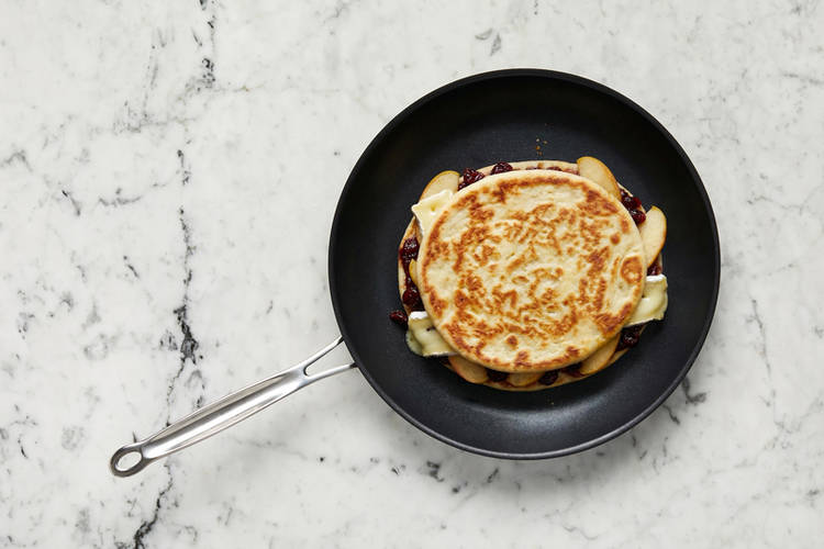 Assemble and cook panini