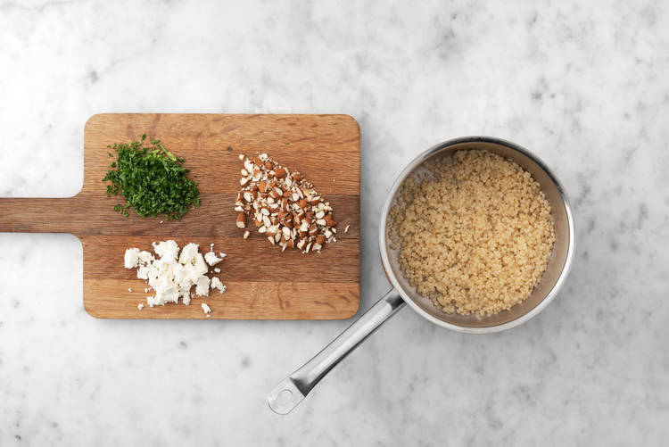 Préparer les garnitures