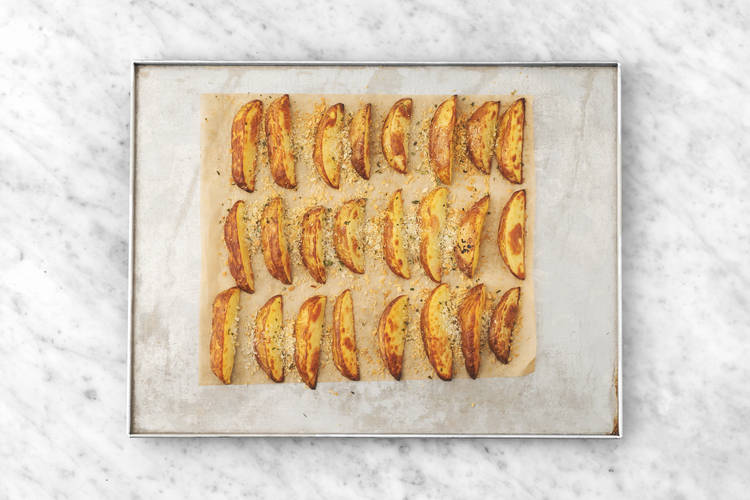 Bake the wedges
