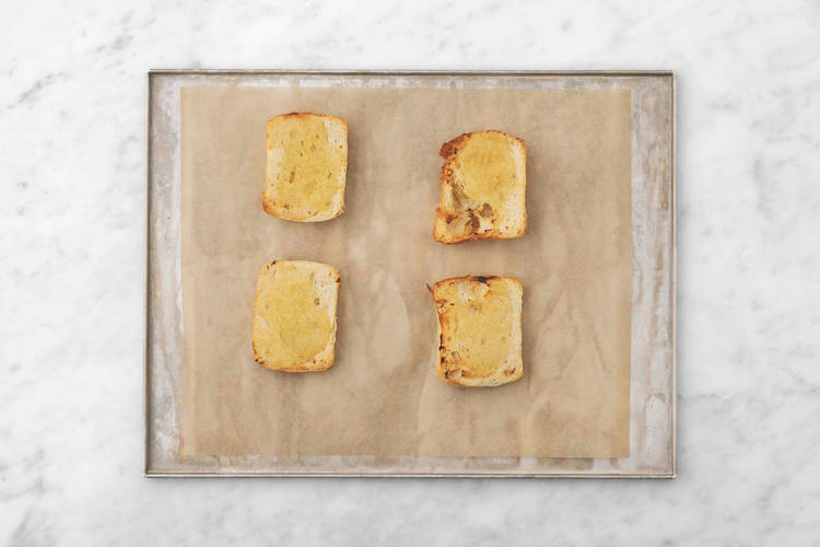 Make the garlic bread