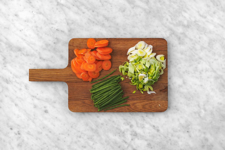 Forbered grøntsager