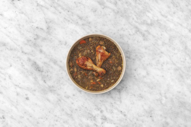 Añade las lentejas y disfruta