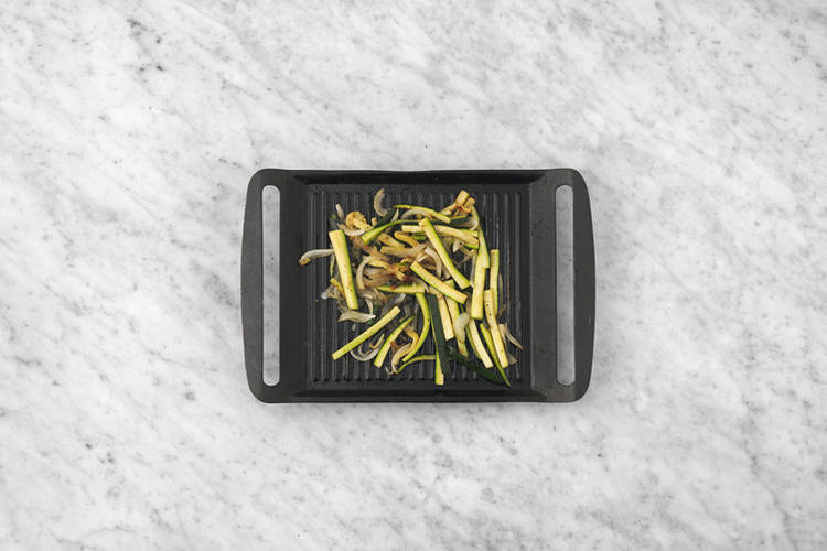 Grill the veg