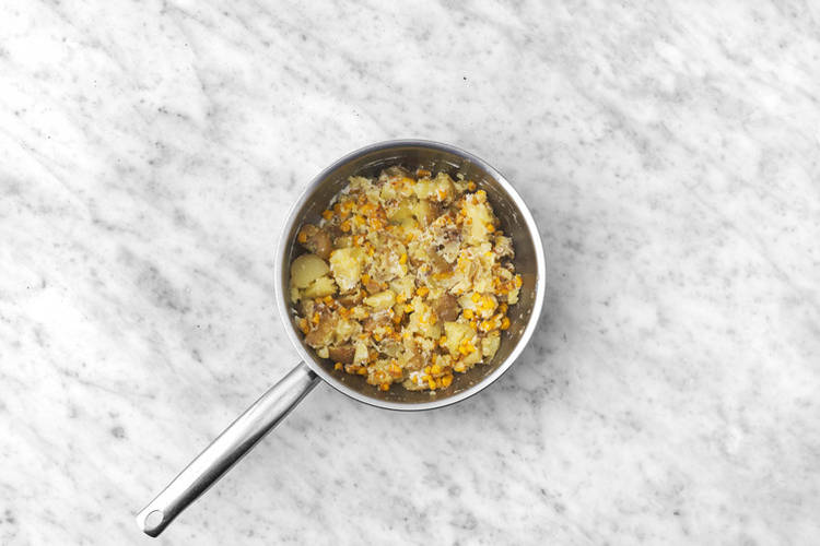 Make the creamy potatoes 