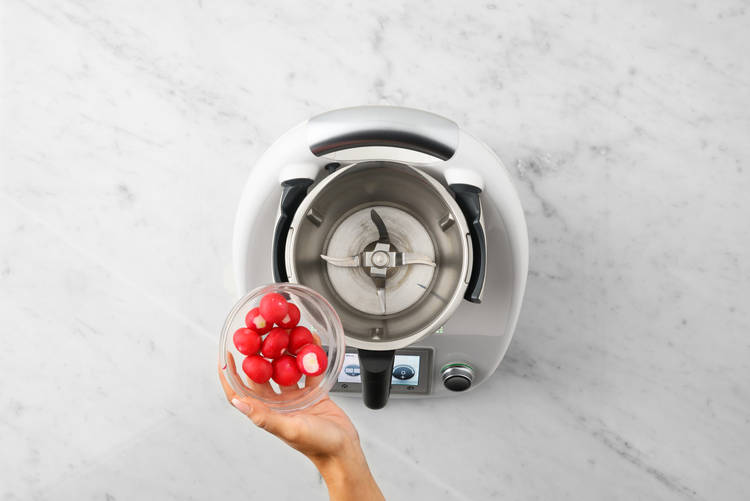 Für den Radieschen-Salat