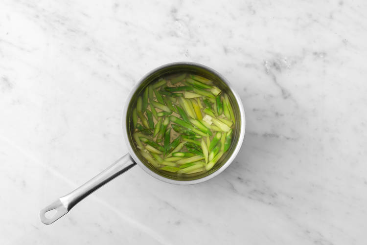 Espárragos al agua