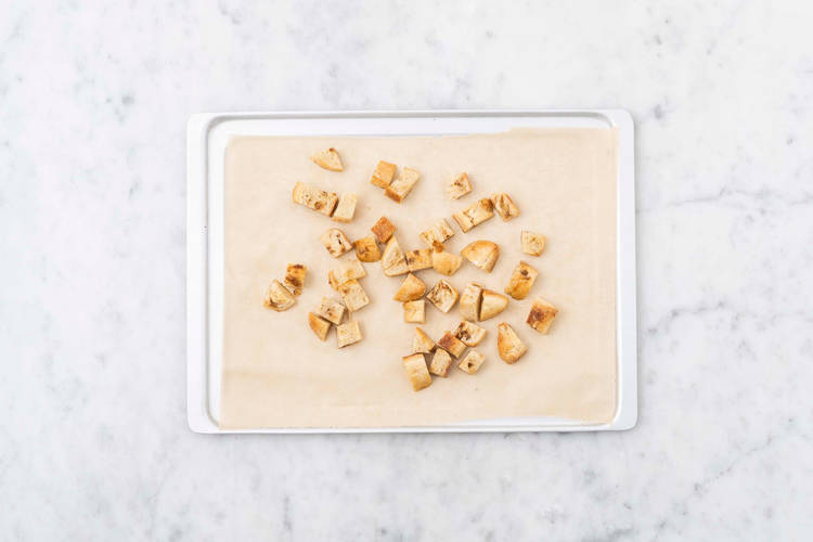 Croûtons bien dorés