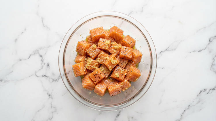 Prep & Marinate Salmon