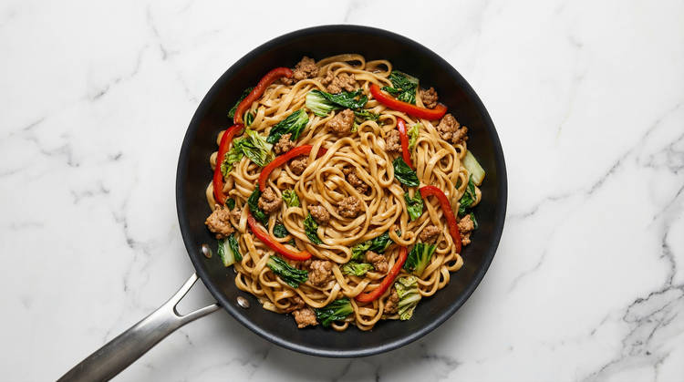 Cook Noodles & Finish Stir-Fry