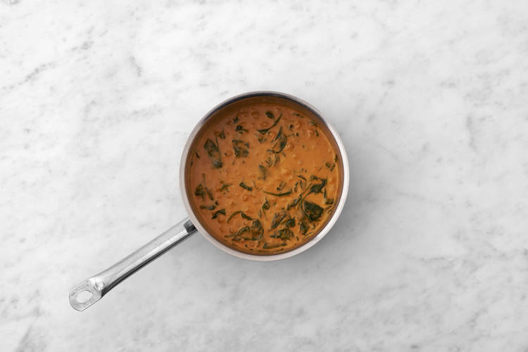 Unire ceci e spinaci