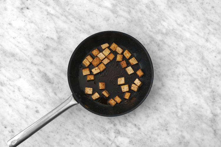 Cook the tofu
