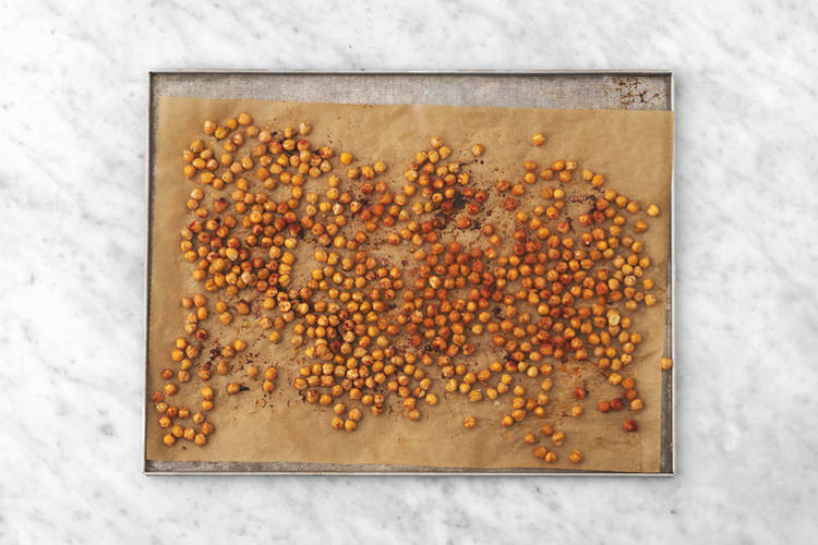 Roast the chickpeas