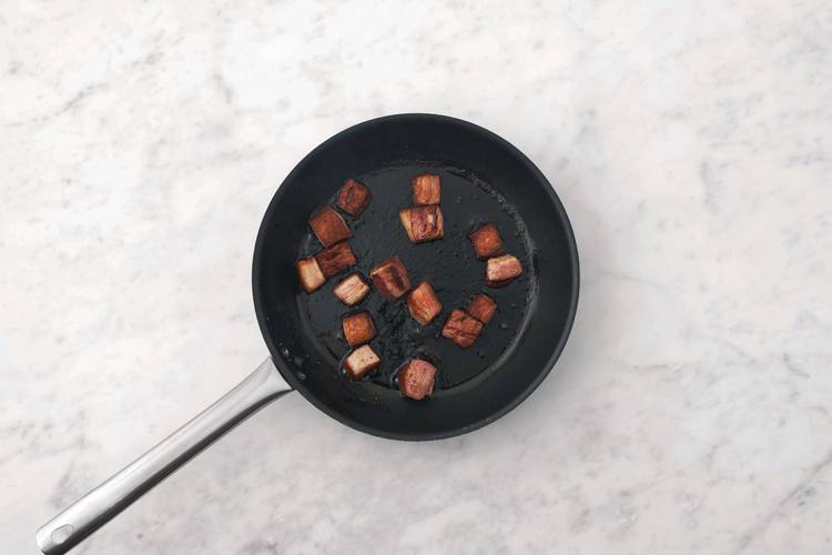Cook the pork belly