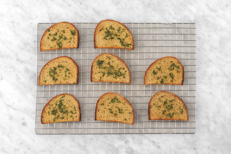 Make the garlic bread