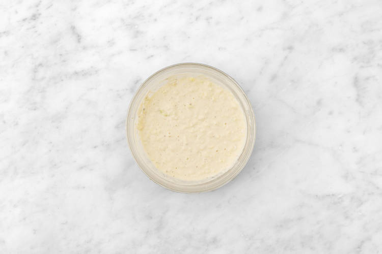 Make the okonomiyaki mixture