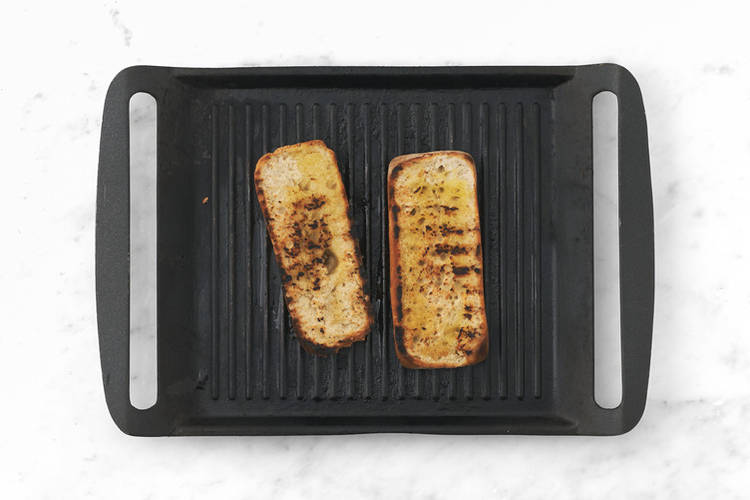 Grill the ciabatta