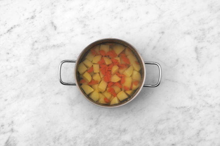 Gemüse kochen