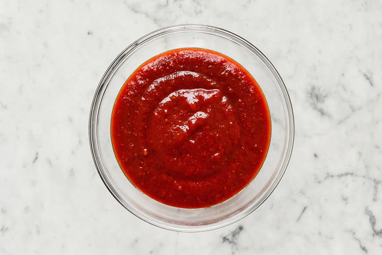 Continue prep and make gochujang sauce