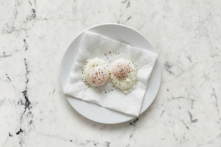 Poach eggs