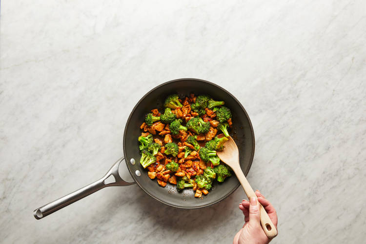 Cook Chicken & Broccoli