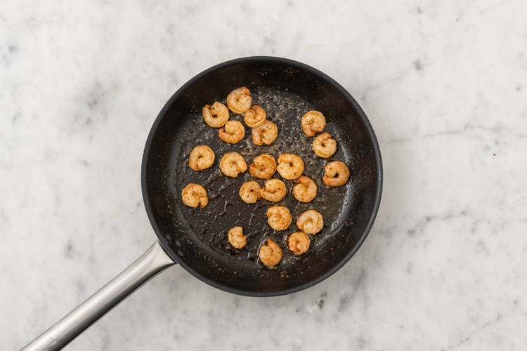 Cook the chicken & corn