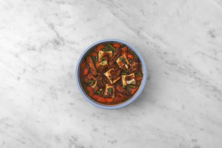 Fleisch braten & Anrichten