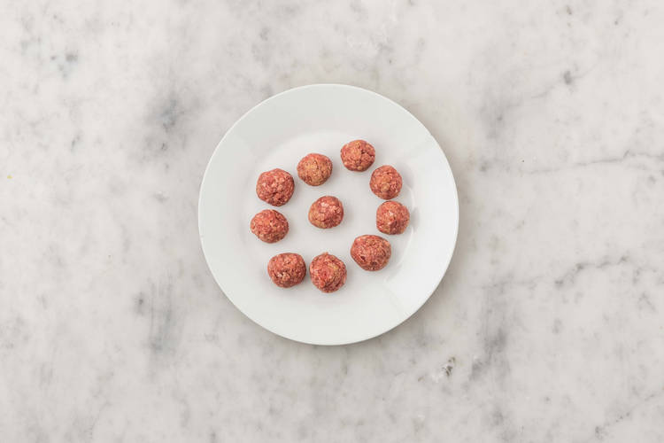 Hackbällchen formen