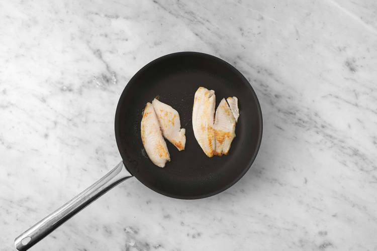 Tilapia anbraten