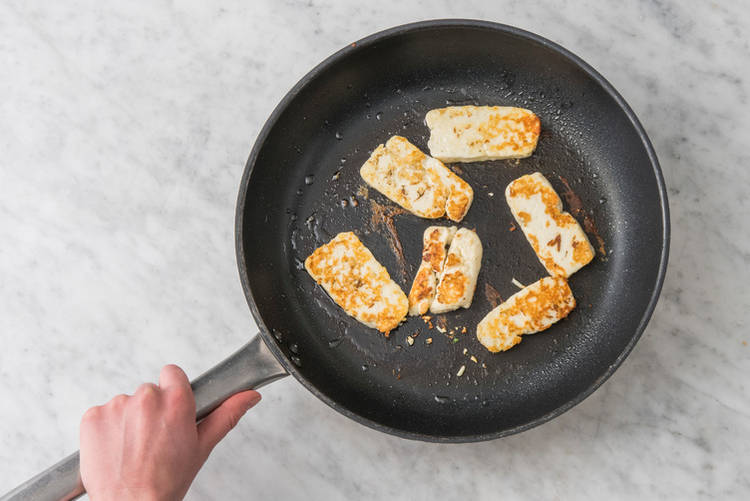 Halloumi braten