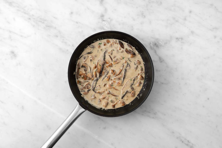 Stroganoff vollenden