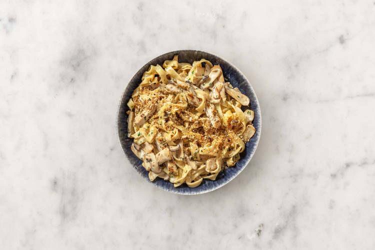 Hähnchen braten & Anrichten