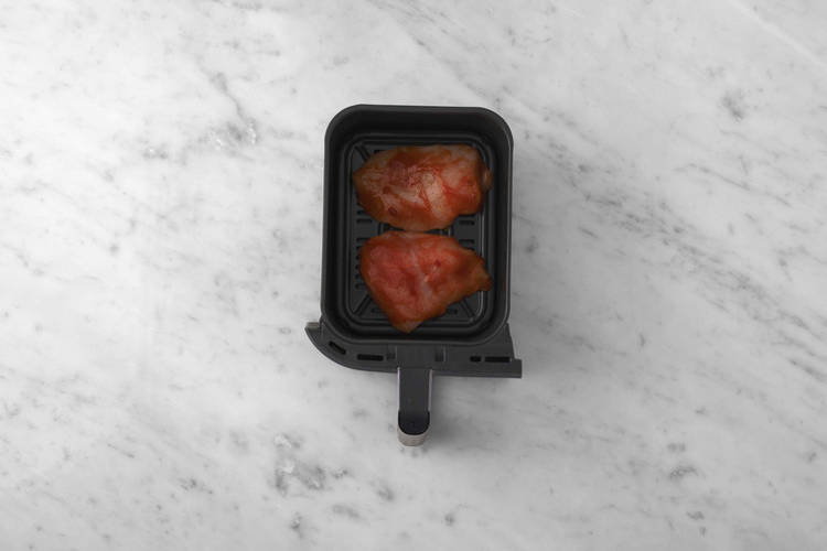 Poulet im Airfryer garen