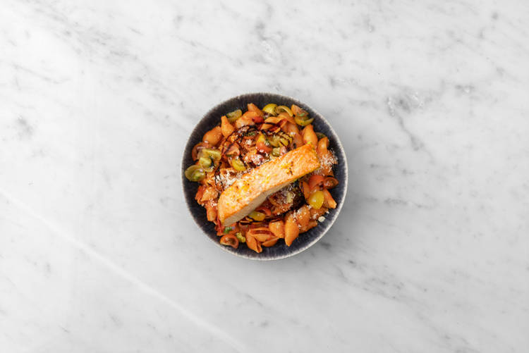 Lachs braten & Anrichten