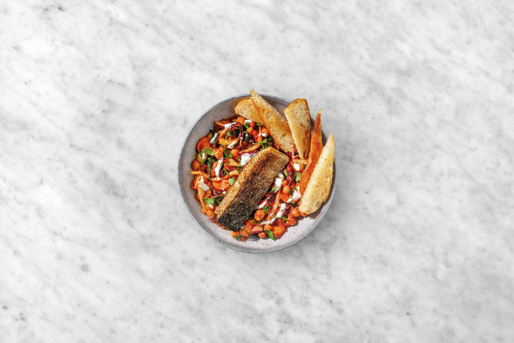 Lachs braten & anrichten